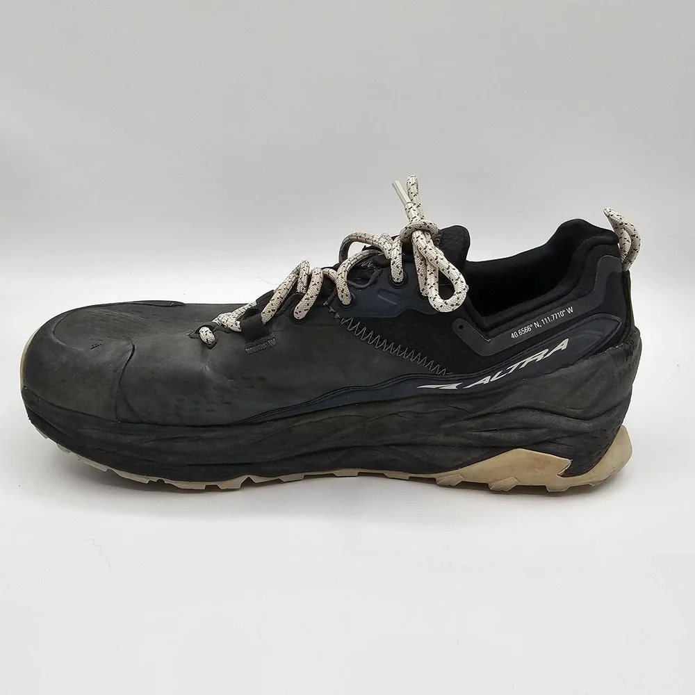 Altra‎ Olympus 5 GTX Shoes Mens 9 Black Waterproof Trail Sneakers AL0A7R6R000